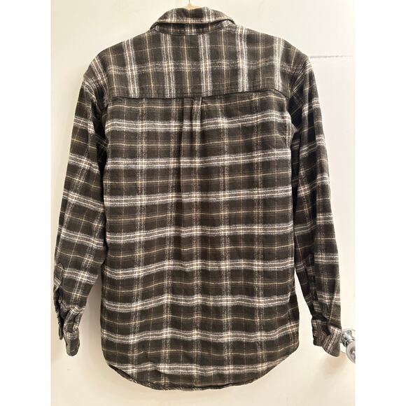 Field & Stream Mens Shacket Heavy Duty Cotton Plaid XL Grunge Utility Lumberjack - Picture 5 of 6